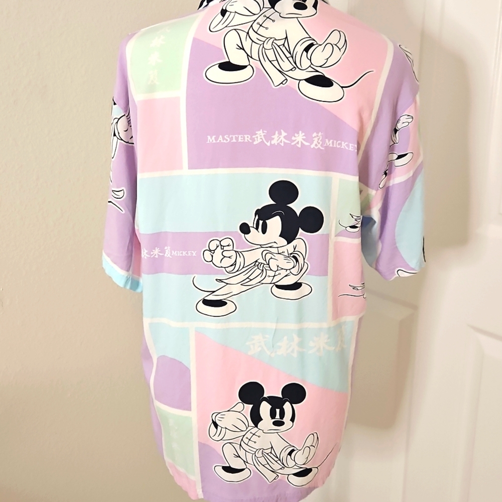 Bershka Disney Pastel Mickey Mouse Shirt Unisex. Size Oversize Small. - Picture 4 of 14